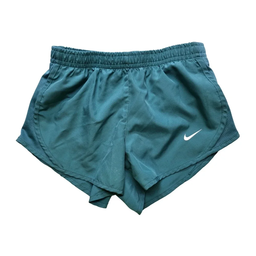 Nike‎ Dri-FIT Tempo Running Shorts Mesh Teal Green Womens XS